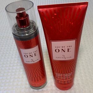 NEW Set Bath & Body Works YOU’RE THE ONE Fine Fragrance Mist Ultimate Body Cream
